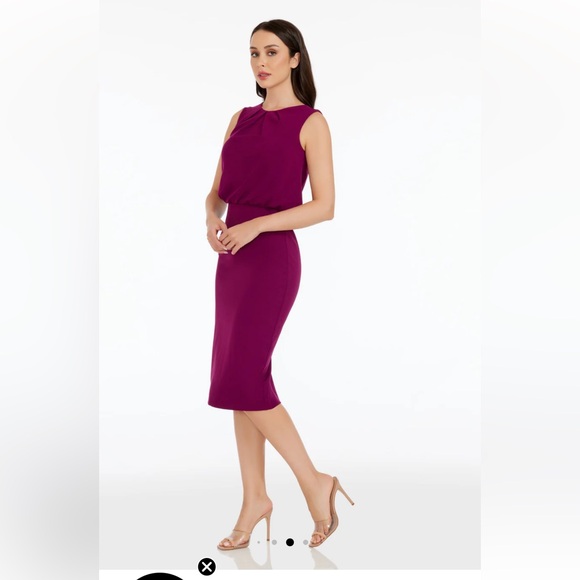 Dress the Population Dresses & Skirts - DRESS THE POPULATION MAGENTA AMADA OFFICE SIREN DRESS GREAT COND SIZE SMALL
